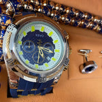 Flag Village WatchGift Set Rosary, Waterproof Watch, Cufflinks, Pen, High-end Gift Box