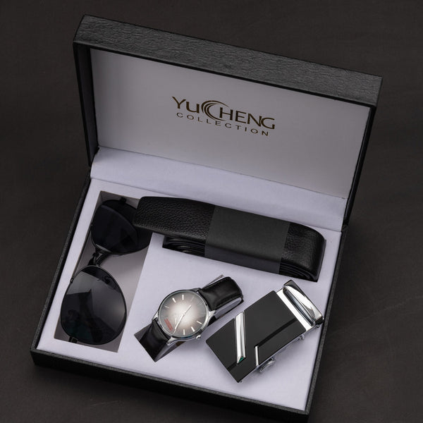 Flag Village WatchCreative Valentine's Day Gifts Men's Suit Belt Glasses Men's Watch Business Gifts