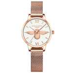 Flag Village Bee Japanese Movement Watch Gift Box Set Live Source Ladies Trend Bracelet Watch