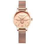 Flag Village Bee Japanese Movement Watch Gift Box Set Live Source Ladies Trend Bracelet Watch