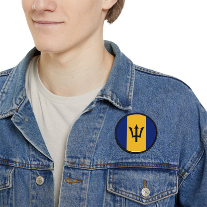 Flag Village Barbados Flag Embroidery Iron-On Patches