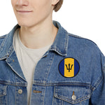 Flag Village Barbados Flag Embroidery Iron-On Patches