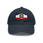 Flag Village USA Utah State Flag Hat Cap with Leather Patch