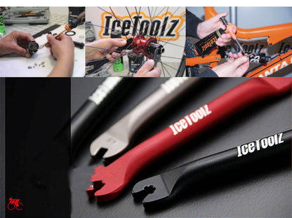Flag Village Auto Tools IceToolz 12S5 Rotatable Nipple Driver for Bike Bicycle Cycling 40mm Deep Rim Bicycle Repair Tool Bike Nipple Tools