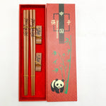 Flag Village Panda Gift Chopsticks Branded Chopsticks Gift Box 2 Pairs Of Gift Chopsticks