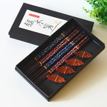 Flag Village New Products On Sale Japanese Wooden Chopsticks Gift Box Set 4 Pairs Of Chopsticks Chopsticks Combination Gift Set
