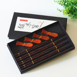 Flag Village New Products On Sale Japanese Wooden Chopsticks Gift Box Set 4 Pairs Of Chopsticks Chopsticks Combination Gift Set