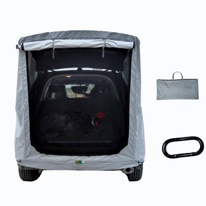 Flag Village Auto Tools Car Trunk Extension Tent At The Rear Of The Car