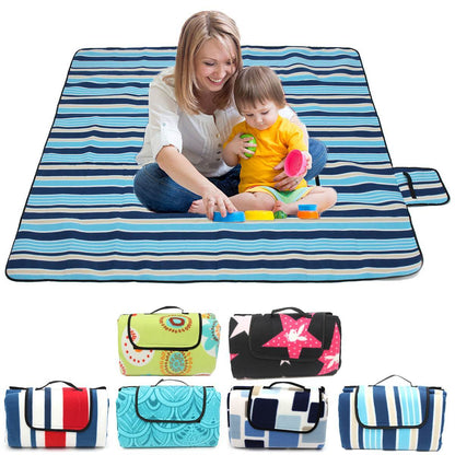 Flag Village Camping Tent Mat Thickened Outdoor Camping Waterproof Picnic Mat