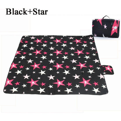 Flag Village Camping Tent Mat Thickened Outdoor Camping Waterproof Picnic Mat