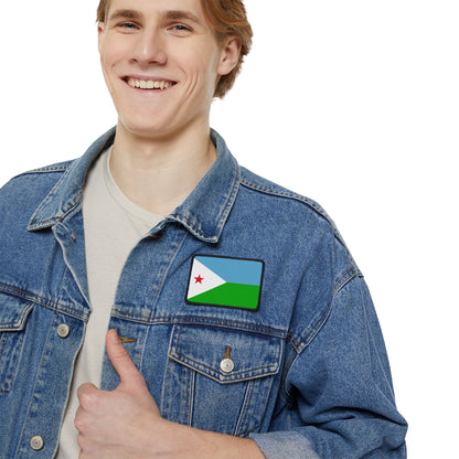 Flag Village Djibouti Flag Embroidery Iron-On Patches