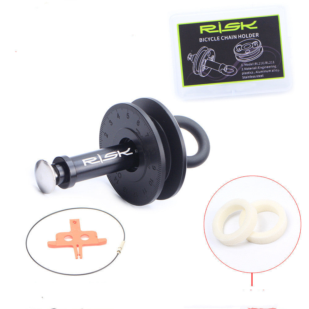 Flag Village Auto Tools Risk Bike Chain Clean Keeper Tool With Quick Release