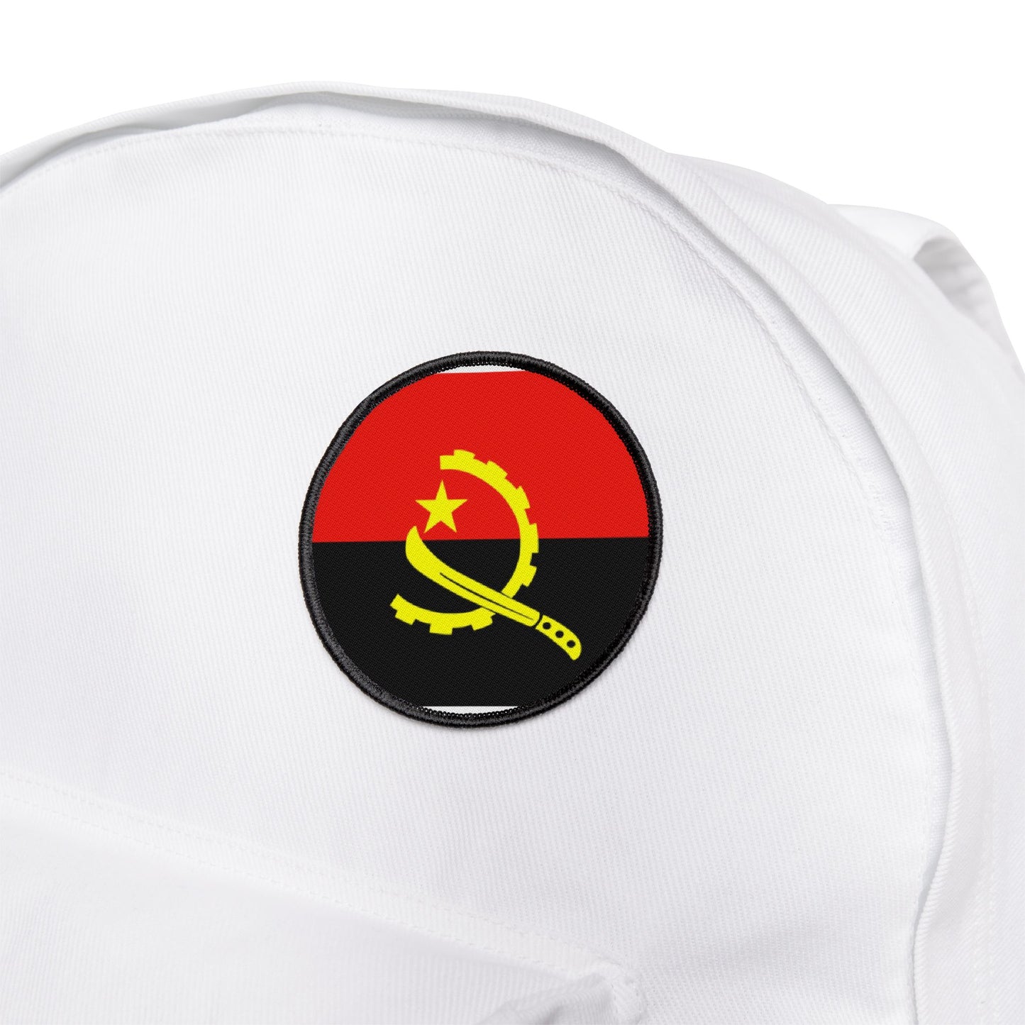 Flag Village Angola Flag Embroidery Iron-On Patches