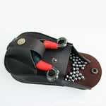 Flag Village Slingshot All-In-One Bag Leather Belt Bag Steel Ball Bag Marbles Are Durable And Not Deformed Outdoors