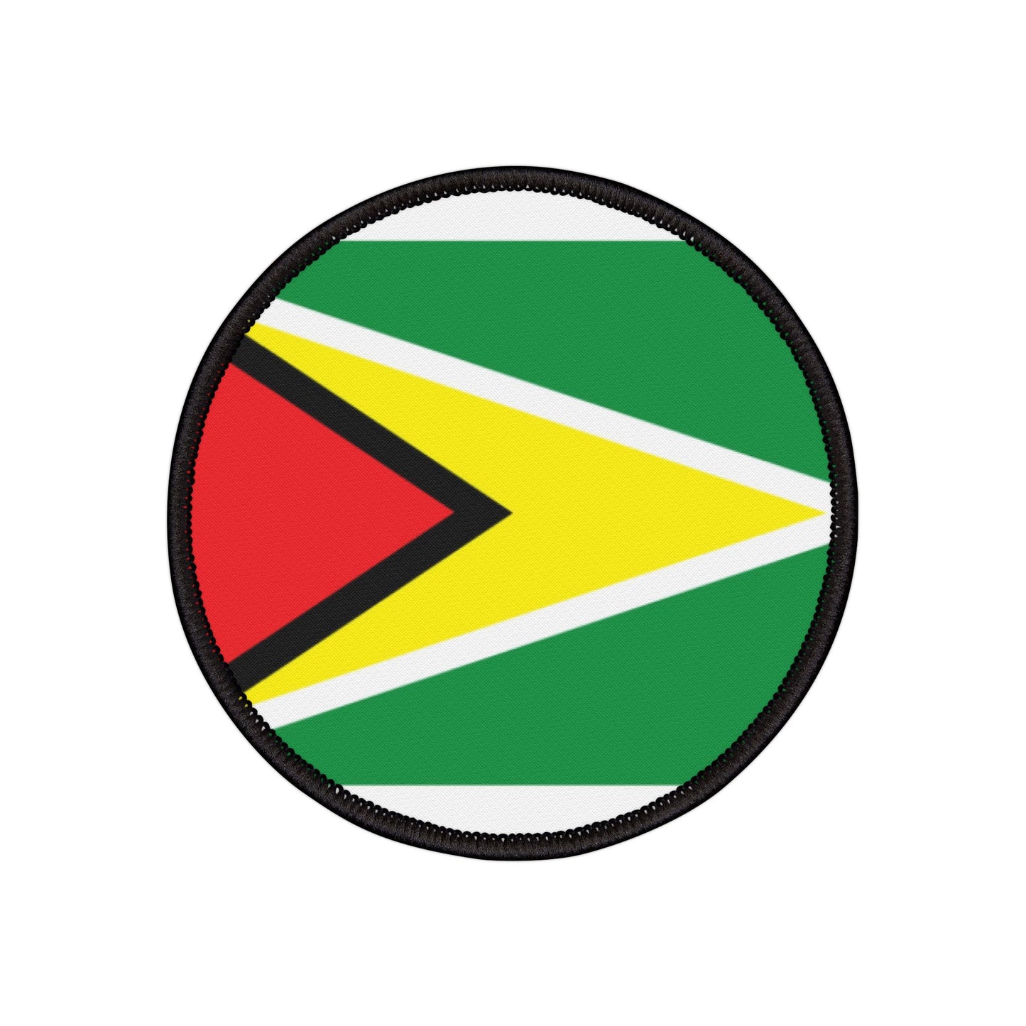 Flag Village Guyana Flag Embroidery Iron-On Patches