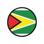 Flag Village Guyana Flag Embroidery Iron-On Patches
