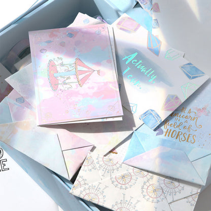 Flag Village Handbook Gift Box Set Antique Cute Simple Retro