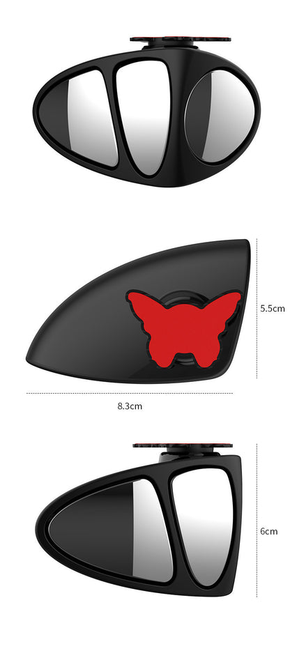 Flag Village Auto Tools Rearview Mirror Front Wheel Car Mirror