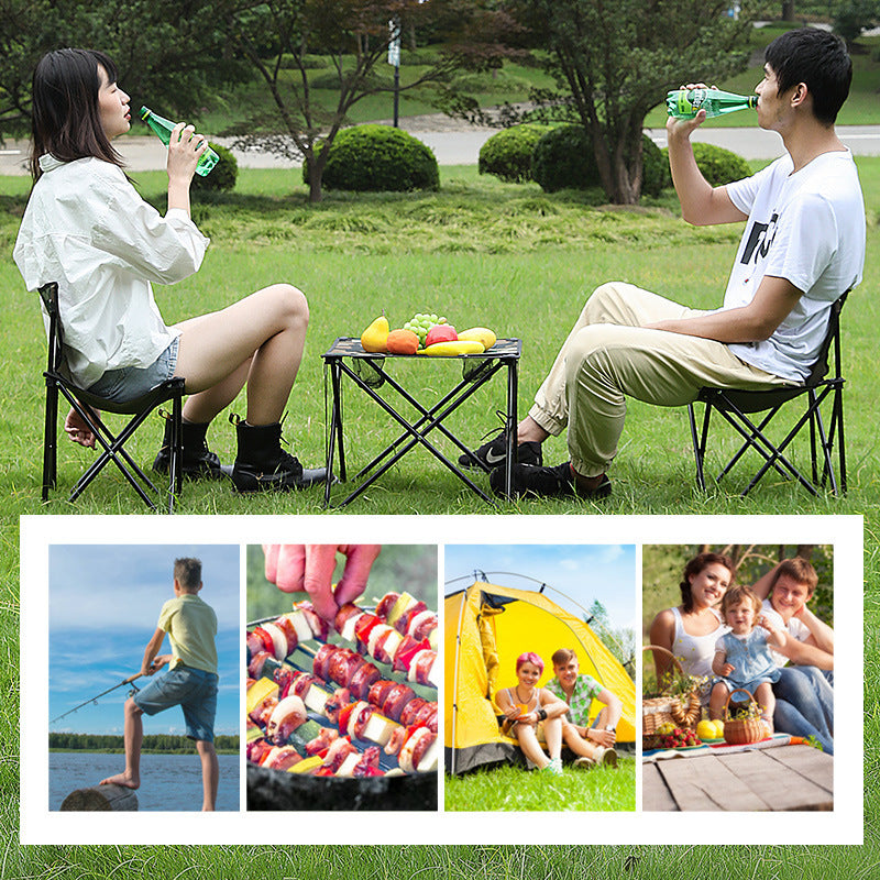 Flag Village Outdoor Portable Folding Tables And Chairs