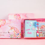 Flag Village Girl Heart Hand Account Book Gift Box Loose-Leaf Japanese Style Small Diary Notebook Cute Christmas Gift Creative Student With Cute Fairy Tool Material Full Set Of Simple