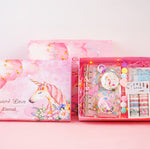 Flag Village Girl Heart Hand Account Book Gift Box Loose-Leaf Japanese Style Small Diary Notebook Cute Christmas Gift Creative Student With Cute Fairy Tool Material Full Set Of Simple