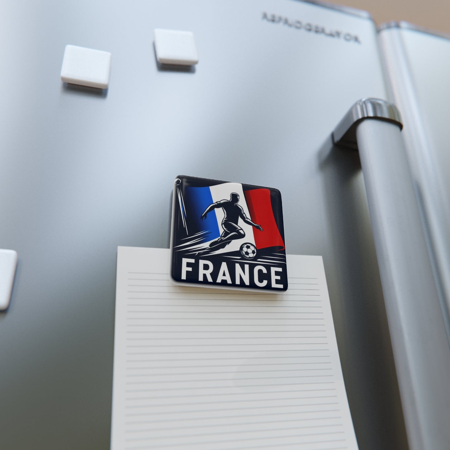 Flag Village France Flag Sporting Porcelain Magnet, Square FRA0005