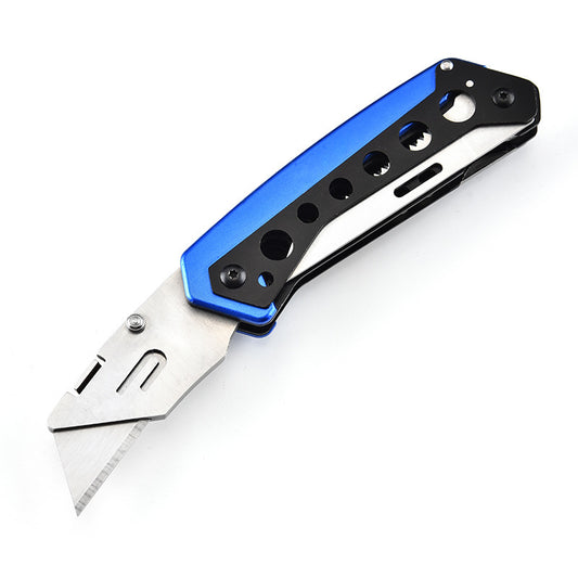 Flag Village Auto Tools Stainless Steel Multifunctional Folding Utility Knife Wallpaper Paper Cutter