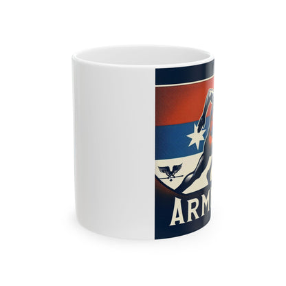 Flag Village Armenia Sporting Flag Ceramic Coffee Mug 11oz ARM0005