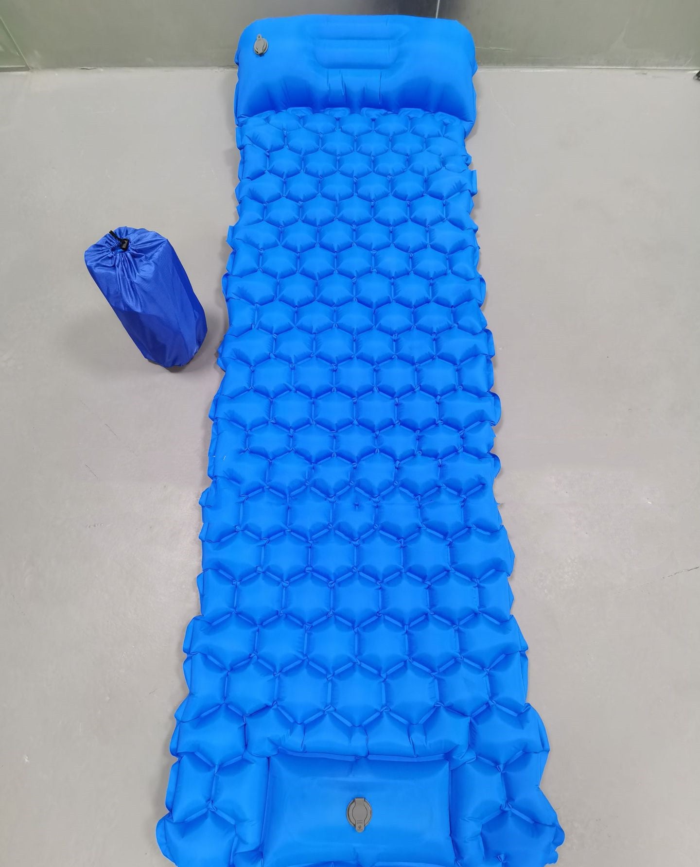 Flag Village Camping Sleeping Pad Inflatable Air Mattresses Outdoor Mat Furniture Bed Ultralight Cushion Pillow Hiking Trekking