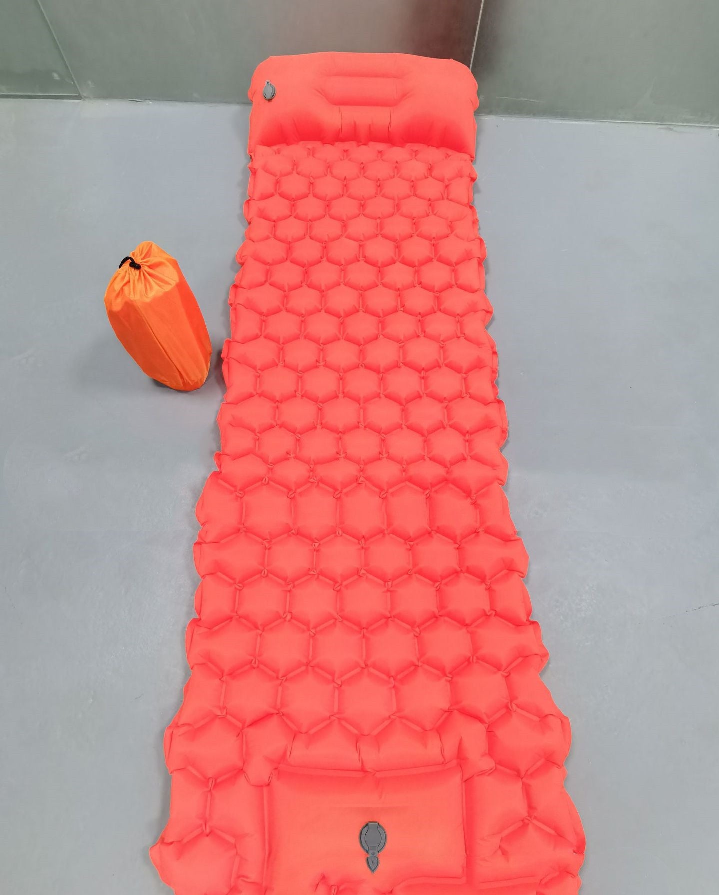 Flag Village Camping Sleeping Pad Inflatable Air Mattresses Outdoor Mat Furniture Bed Ultralight Cushion Pillow Hiking Trekking