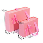 Flag Village Gift Box Knot Wedding Box With Hand Gift Portable Drawer Gift Box Custom Gift Box