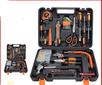 Flag Village Auto Tools Household Hardware Tool Set Car Repair Tool Box