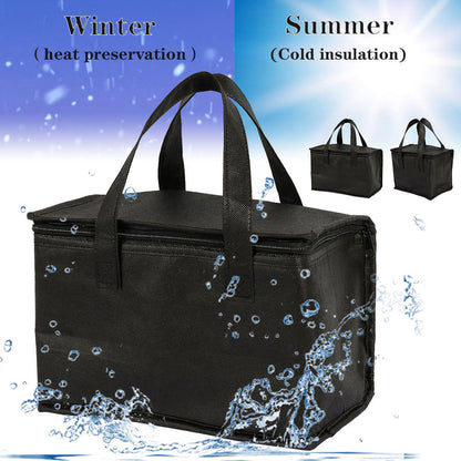 Flag Village D Thermal Bag Drink Carrier Insulated Bags Food Delivery Bag