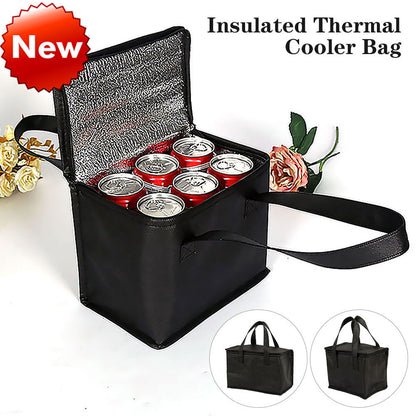 Flag Village D Thermal Bag Drink Carrier Insulated Bags Food Delivery Bag