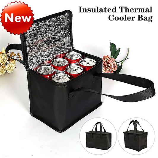 Flag Village D Thermal Bag Drink Carrier Insulated Bags Food Delivery Bag