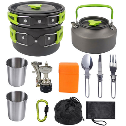 Flag Village Camping Portable Outdoor Cooker Kettle New