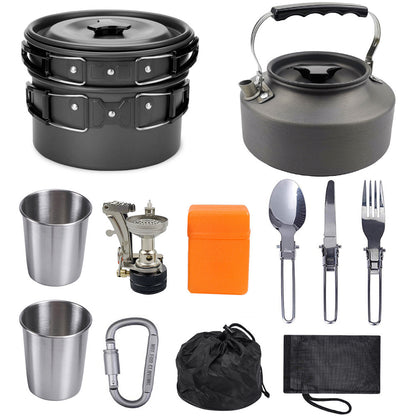 Flag Village Camping Portable Outdoor Cooker Kettle New