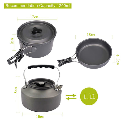 Flag Village Camping Portable Outdoor Cooker Kettle New