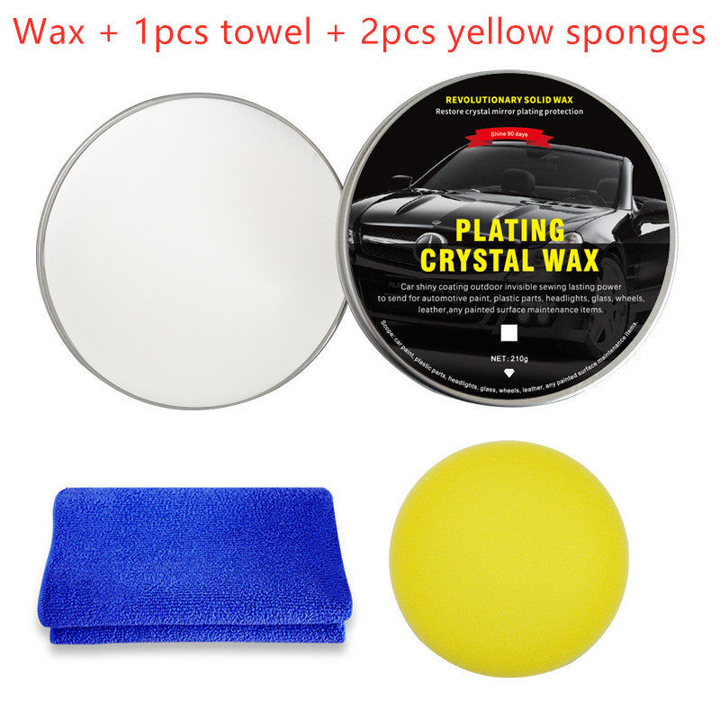 Flag Village Auto Tools Car Diamond Crystal Wax Black Wax Coating Waxing Polishing Sewage Crystal Hard Wax