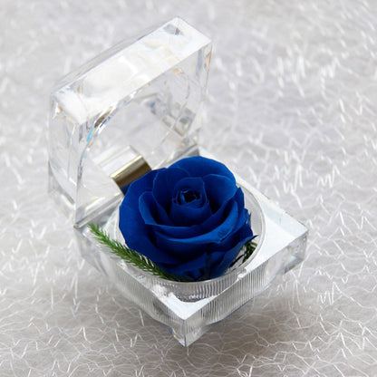Flag Village Crystal Acrylic Rose Eternal Flower Gift Box Confession Valentine's Day Gift