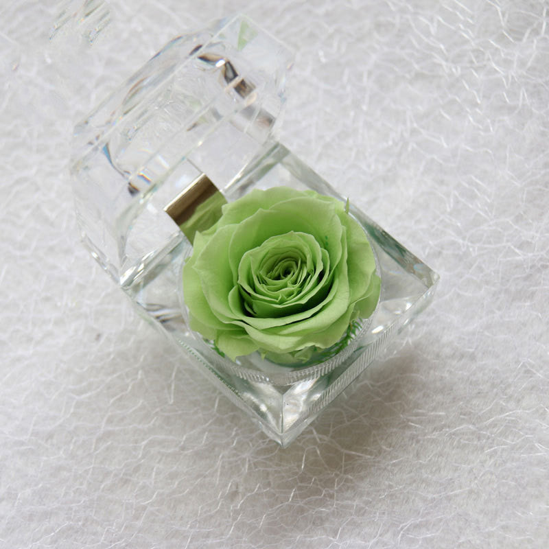 Flag Village Crystal Acrylic Rose Eternal Flower Gift Box Confession Valentine's Day Gift