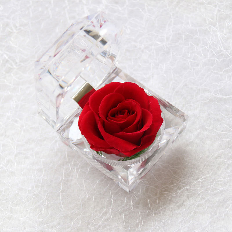 Flag Village Crystal Acrylic Rose Eternal Flower Gift Box Confession Valentine's Day Gift