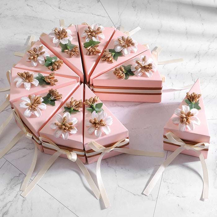 Flag Village Wedding Creative Wedding Candy Box Ins Wind Wedding Candy Box Set Table 10 Pieces Wedding Engagement Wedding Gift Box