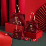 Flag Village Wedding Candy Box Portable Chinese Style Wedding Candy Gift Box