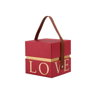 Flag Village Creative Wedding Companion Gift Box Portable Gift Box Packaging Box