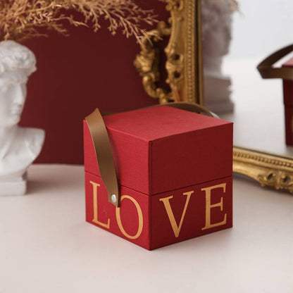 Flag Village Creative Wedding Companion Gift Box Portable Gift Box Packaging Box