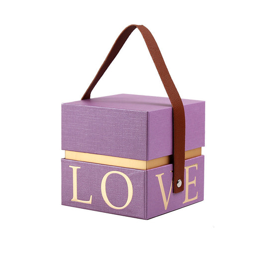 Flag Village Creative Wedding Companion Gift Box Portable Gift Box Packaging Box