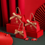 Flag Village Wedding Candy Box Portable Chinese Style Wedding Candy Gift Box