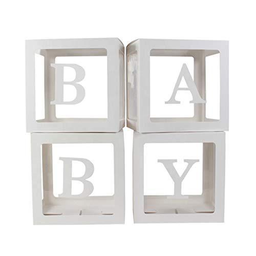 Flag Village Birthday Party Letter Gift Box Transparent Balloon Box