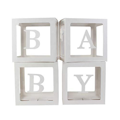 Flag Village Birthday Party Letter Gift Box Transparent Balloon Box